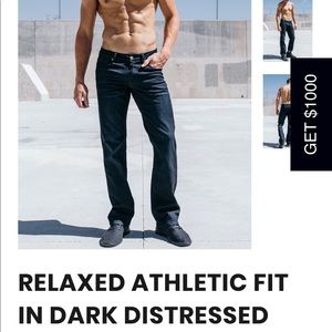 Barbell Apparel Relaxed Athletic Fit Jeans